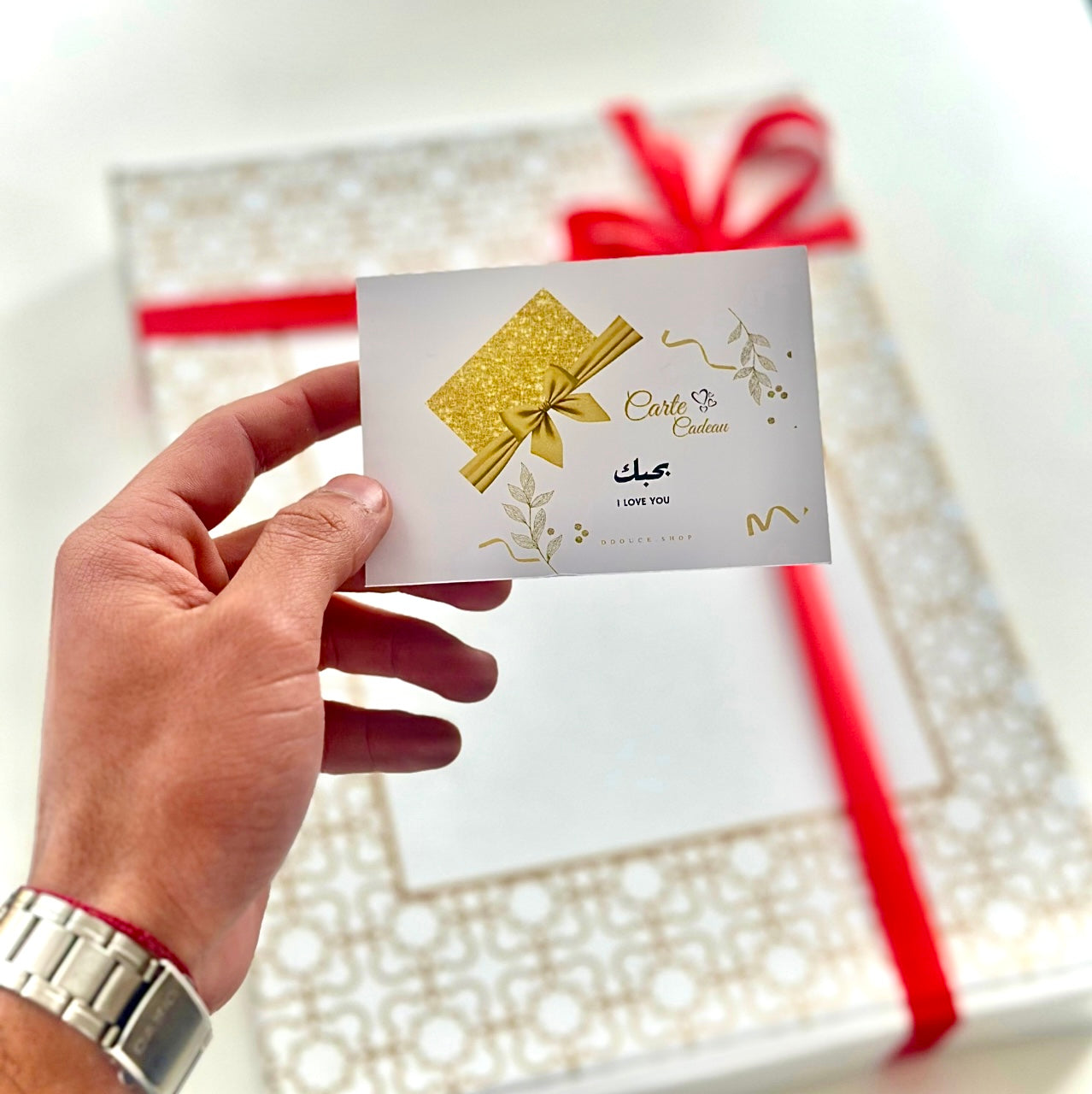 Box Cadeau ( Tableau Portrait + fleur )