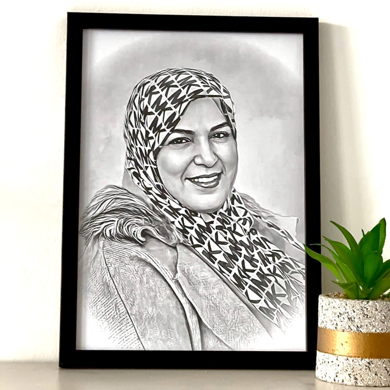 لوحة فنية بورتريه - Tableau Portrait